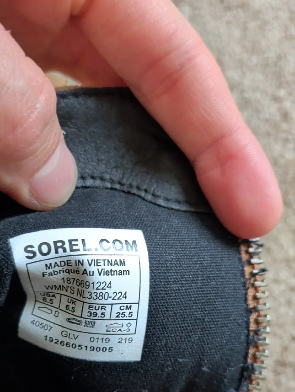 Sorel Cate Booties Tan Suede Size 8.5